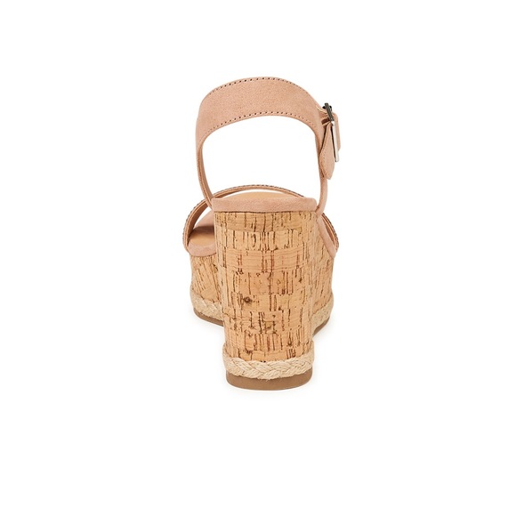 NWT Madden NYC Women's Wide Width Embellished Cork Heels - Picture 3 of 9